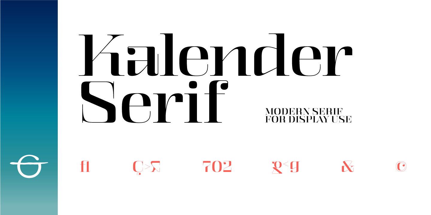 폰트 Kalender Serif